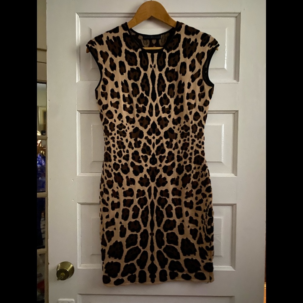 Leopard Knit Dress
